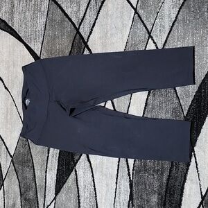 THE NORTH FACE FLASHDRY BLACK LOGO POCKET CAPRI LEGGINGS LARGE